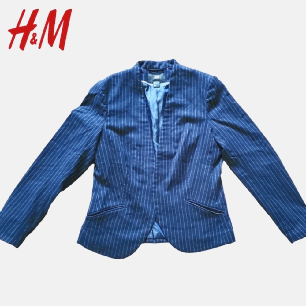 H&M Pinstripe  Coat